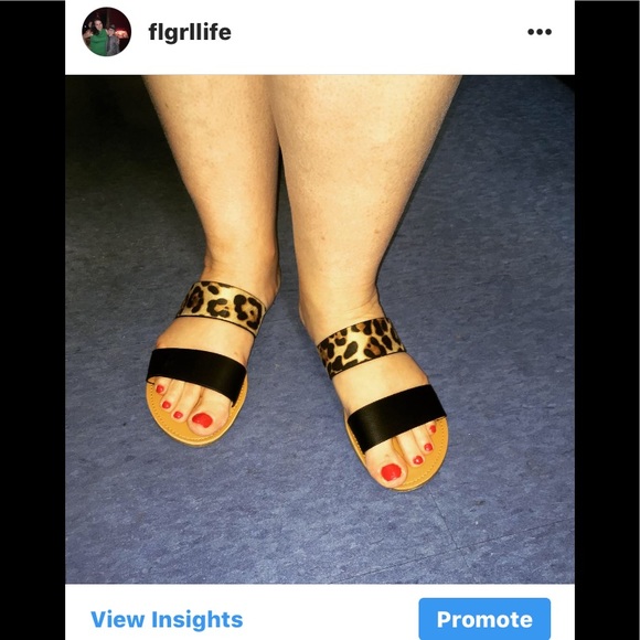 ⬇️NIB Qupid Leopard print sandals - Picture 4 of 4